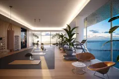 1428 Brickell — gym floor