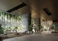 1428 Brickell — lobby entrance day