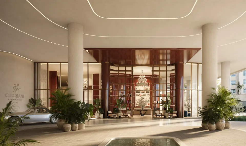 Cipriani Residences Miami — cipriani residences arrival