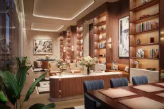 Cipriani Residences Miami — cipriani residences library