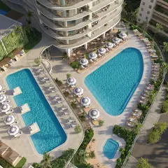 Cipriani Residences Miami — cipriani residences miami aerial pool