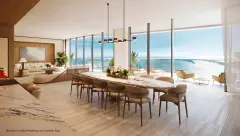 The Residences at Mandarin Oriental, Miami — mandarin oriental miami great room col 4 unit 1