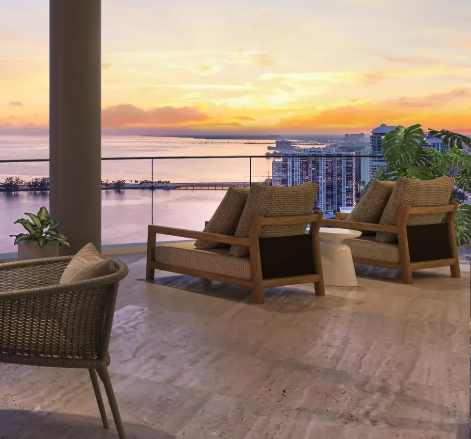 St. Regis Residences Miami — balcony view