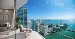 Viceroy Brickell Residences — viceroy bedroom balcony se day