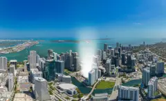 Viceroy Brickell Residences — viceroy halo rendering panorama nw day