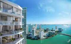 Viceroy Brickell Residences — viceroy south facade se day view