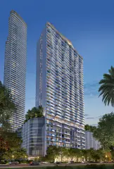Viceroy Brickell Residences — viceroy tower south facade baccarat